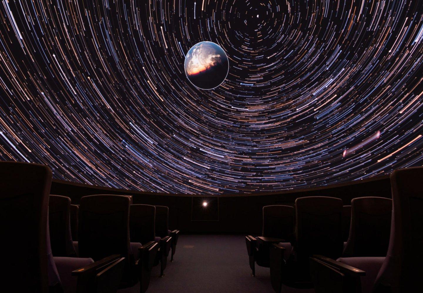 View from inside the planetarium